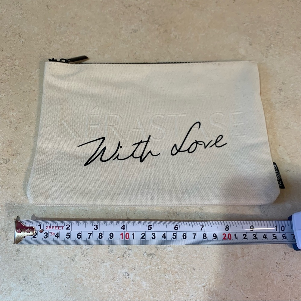 Kerastase With Love zipper pouch NWT